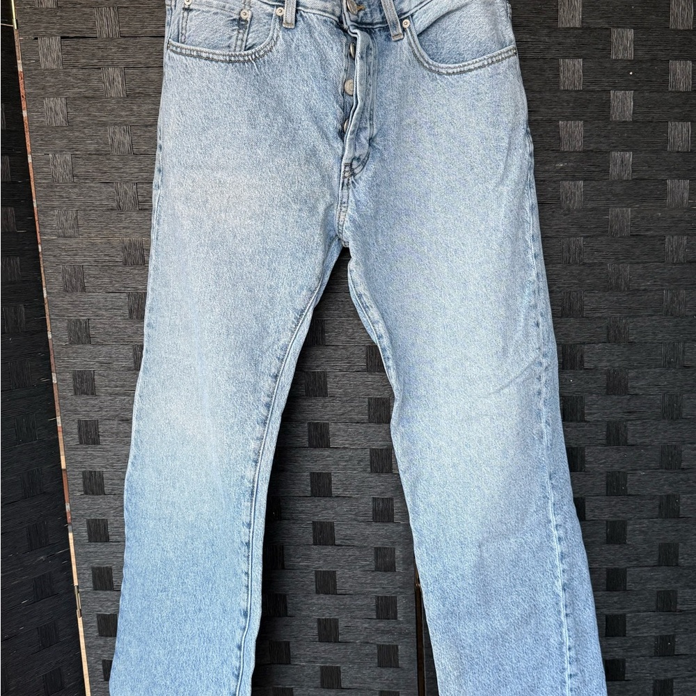 🔴 Pacific Sunwear Light Blue Straight Jeans Sz 30/30